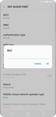 Key in 505 and press OK.