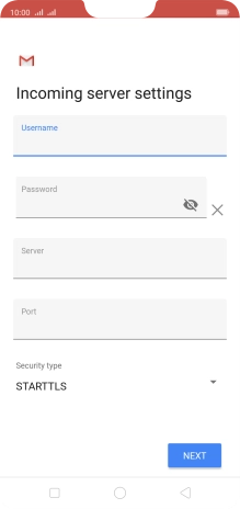 Press the field below 