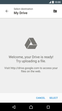 Press the new folder icon.