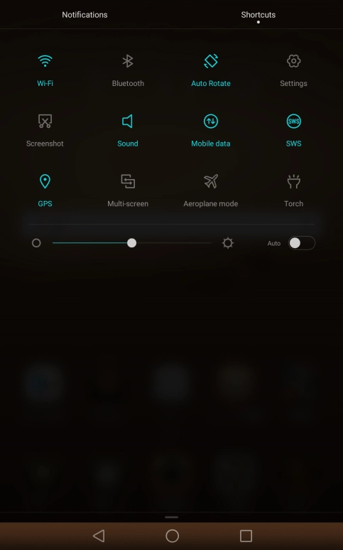 Press the sound mode icon repeatedly to turn silent mode on or off.