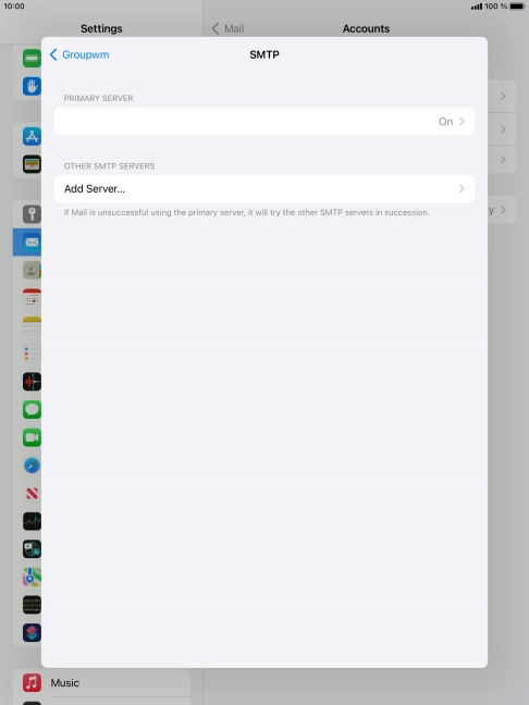 Press the field below 