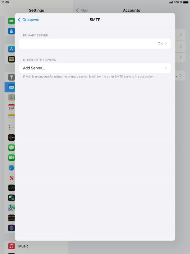 Press the field below 