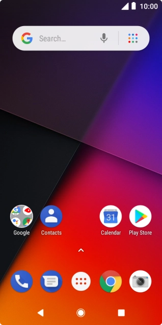 Press the phone icon.