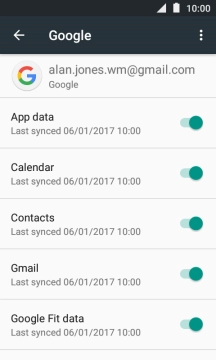 Press the Home key to return to the home screen.