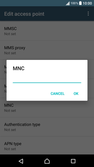 Key in 03 and press OK.