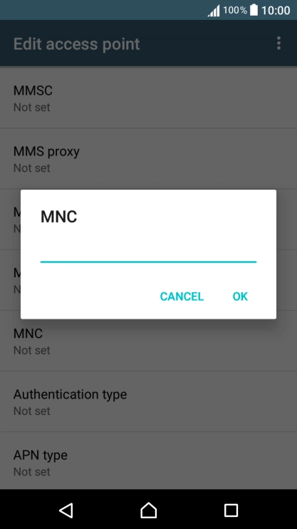 Key in 03 and press OK.