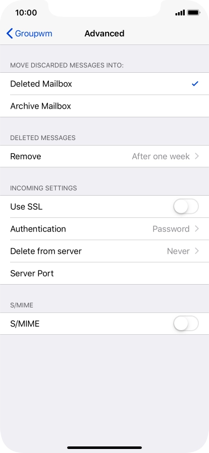 Press Authentication.