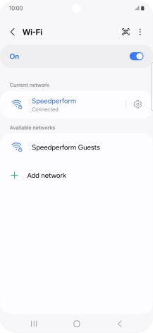 Press the Home key to return to the home screen.