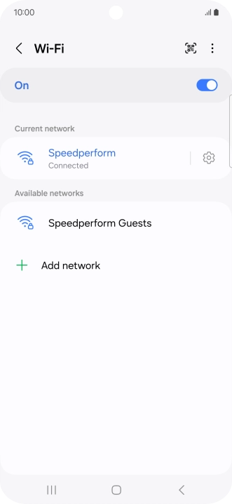 Press the Home key to return to the home screen.