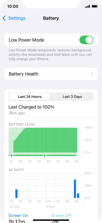 Slide your finger upwards starting from the bottom of the screen to return to the home screen.