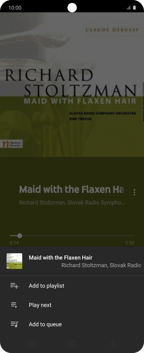 Press Add to playlist.