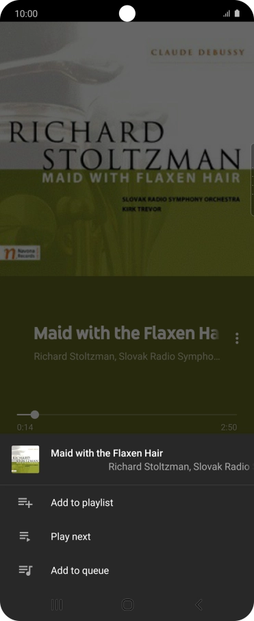 Press Add to playlist.