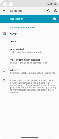 Press App permission.