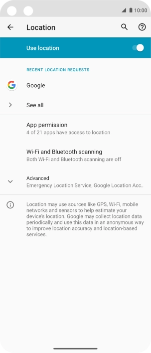 Press App permission.