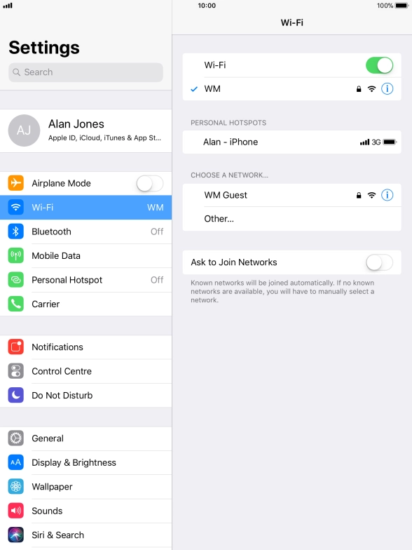 Press the Home key to return to the home screen.
