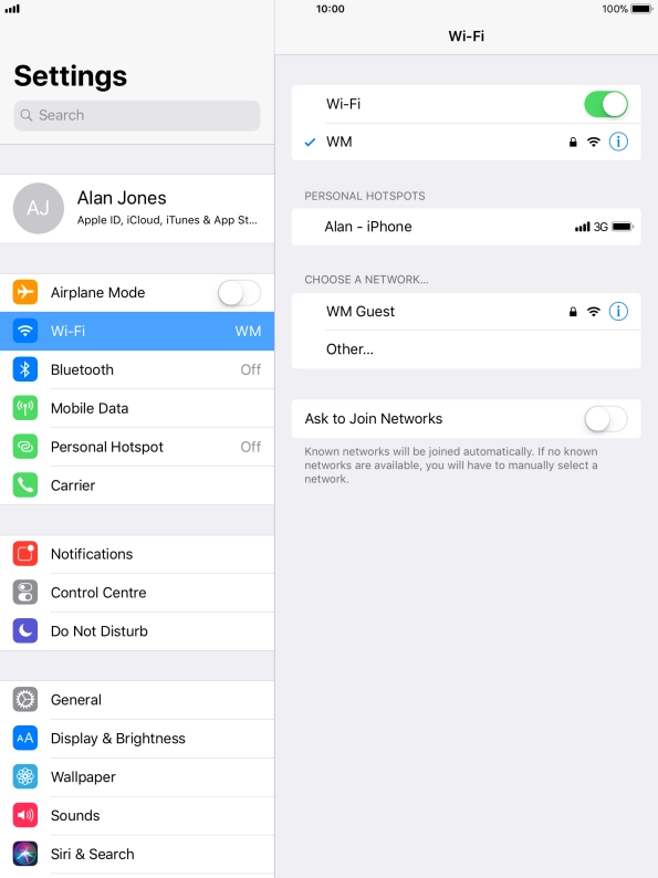 Press the Home key to return to the home screen.
