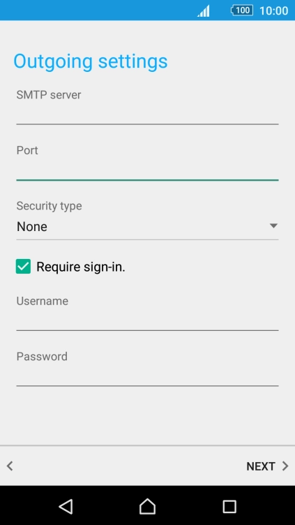 Press the drop down list below 