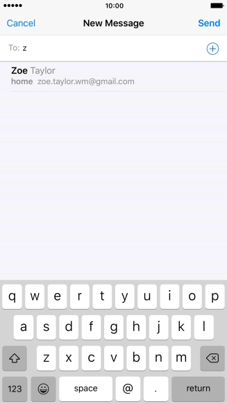 Press the required contact.
