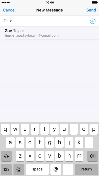 Press the required contact.