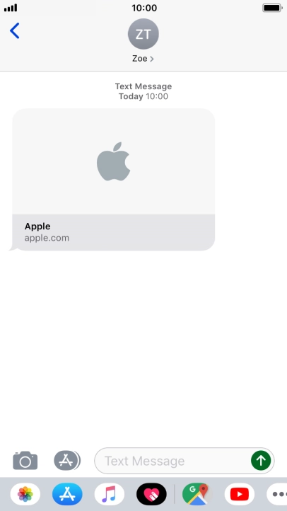 Go to the required message.