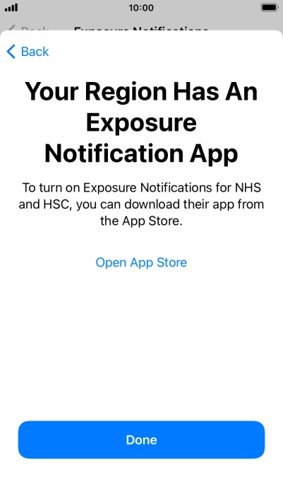 Press Open App Store and follow the instructions on the screen to download and install the app.