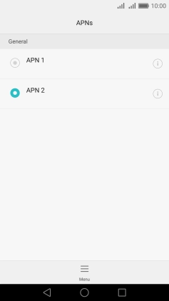 Press the Home key to return to the home screen.