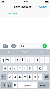 Press the camera icon.