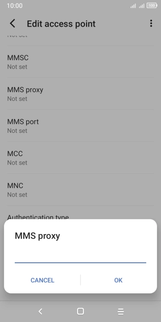 Key in 10.202.002.060 and press OK.