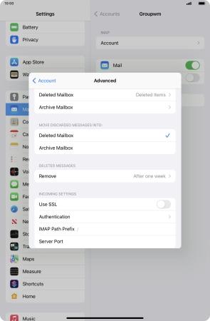 Press Authentication.