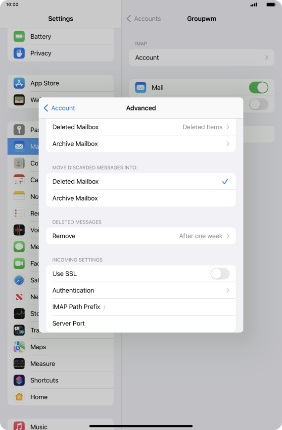 Press Authentication.