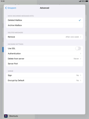 Press Authentication.
