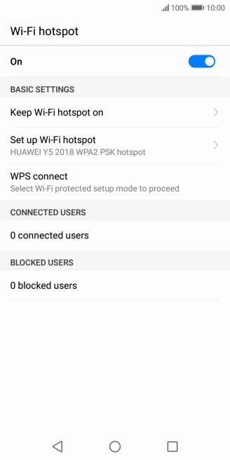Press the Home key to return to the home screen.