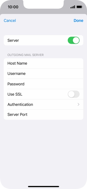Press Authentication.