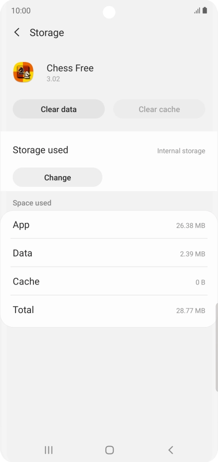Press the Home key to return to the home screen.