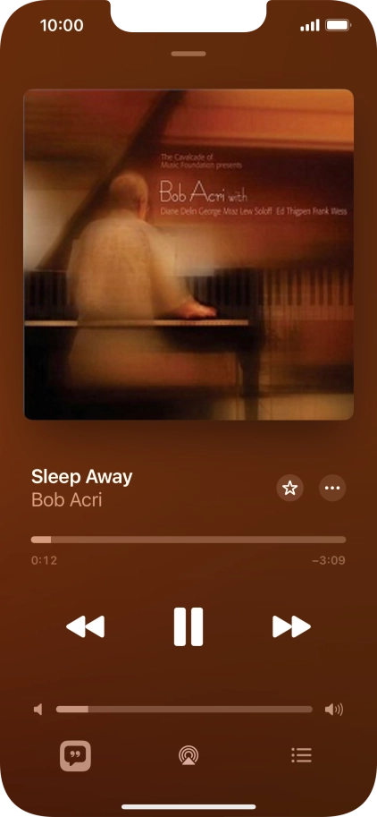 Press arrow right to go to the next audio file.