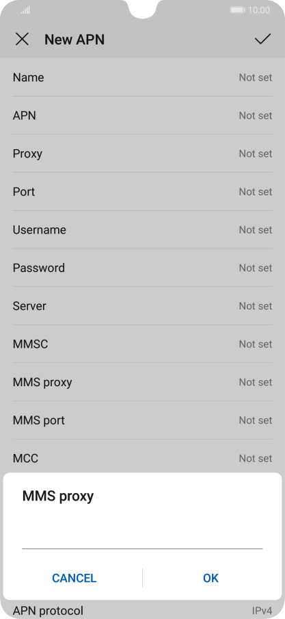 Key in 10.202.002.060 and press OK.