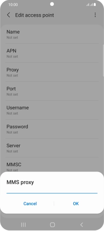 Key in 10.202.002.060 and press OK.