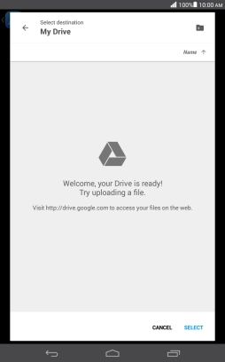 Press the new folder icon.