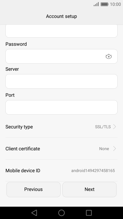 Press the field below 