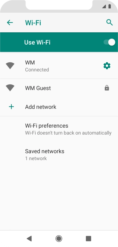 Press the Home key to return to the home screen.