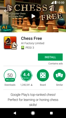 Press INSTALL and follow the instructions on the screen to install the app.