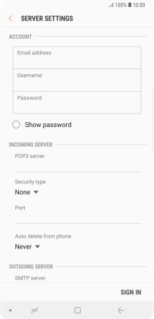 Press the field below 