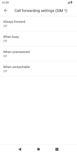 Press the Home key to return to the home screen.