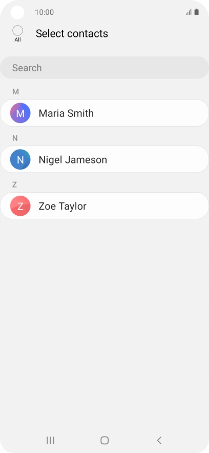 Press the field above 