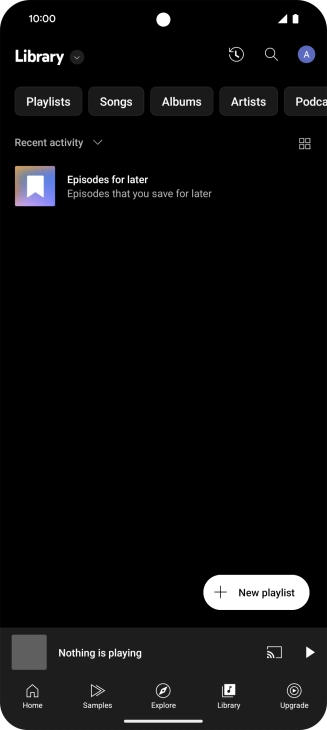 Press the drop down list.