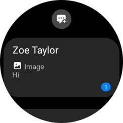 Press the required picture message.