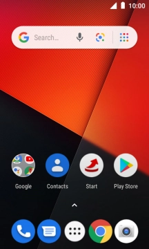 Press the message icon.