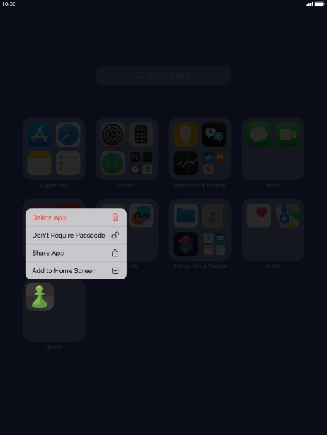 Press Don't Require Passcode.