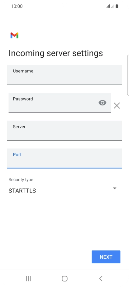 Press the drop down list below 