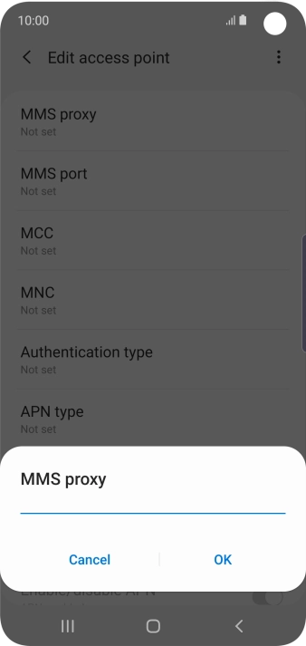 Key in 10.202.002.060 and press OK.